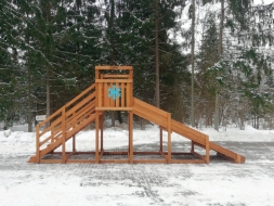 Зимняя горка Snow Fox Start (скат 4 м), фото 3