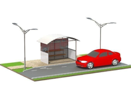 АПр.оц-05 Остановочный павильон(разборный), фото 1