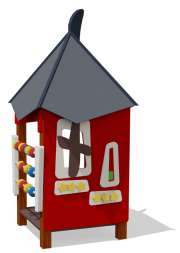 Игровой домик ВСТ 1101 для детской площадки, фото 1