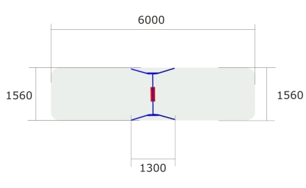 Детские качели Малыш К013 с сидением К046 для игровых площадок, фото 4