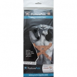 Тейп динамический PosturePals X tape, арт. PP-X-TS, преднарезка, р. S, 5 шт. в уп., телесный, фото 2