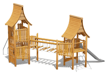 Игровой комплекс Эко VST 0029 для детской площадки Игровой комплекс Эко VST 0029 для детской площадки