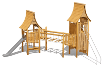 Игровой комплекс Эко VST 0029 для детской площадки Игровой комплекс Эко VST 0029 для детской площадки