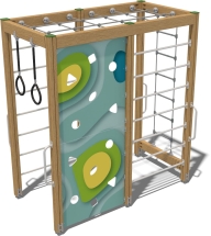 Детский спортивный комплекс Аквамарин Papercut СРО101.00.1.1 для улицы