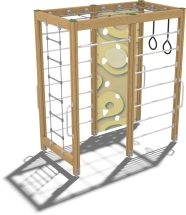 Детский спортивный комплекс Аквамарин Papercut СРО101.00.1.1 для улицы