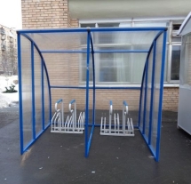 Крытая велопарковка Офис