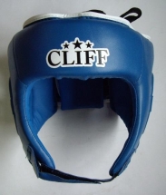Шлем боксерский CLIFF CS-500 открытый (PVC) синий р.M