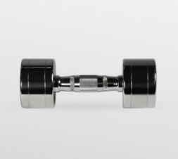 BRONZE GYM BG-PA-DB-C10 Гантель хромированная 10 кг, фото 2