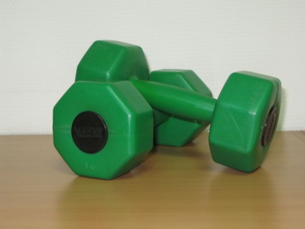 Комплект гантелей 3 кг (2шт) V-SPORT, фото 1