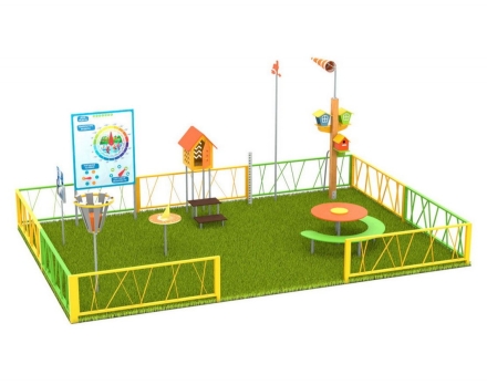 Метеоплощадка Мини с ограждением 337.00.01, фото 7