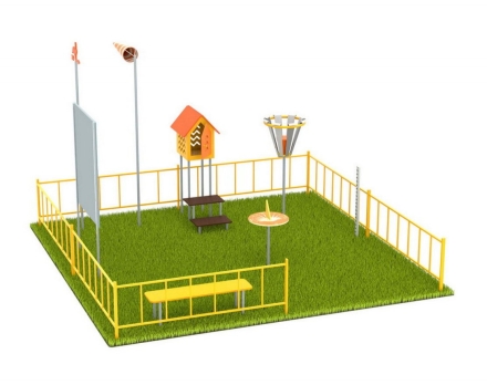 Метеоплощадка Мини с ограждением 337.00.01, фото 2