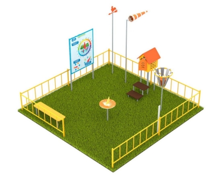 Метеоплощадка Мини с ограждением 337.00.01, фото 3