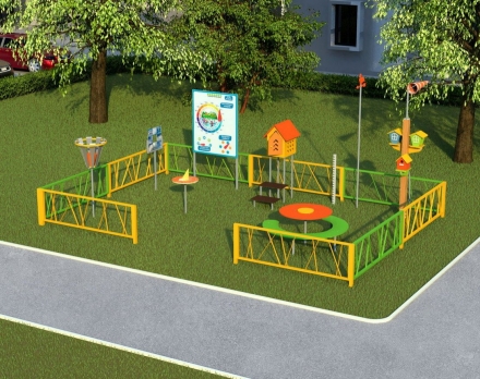 Метеоплощадка Мини с ограждением 337.00.01, фото 8