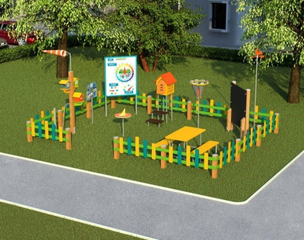 Метеоплощадка Мини с ограждением 337.00.01, фото 11