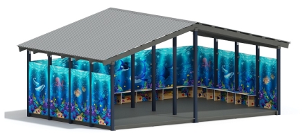 Теневой навес (Морской) - МФ 70.6.4-04, фото 1