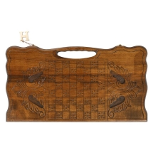 Нарды резные &quot;Тигр&quot; с ручкой, Haleyan