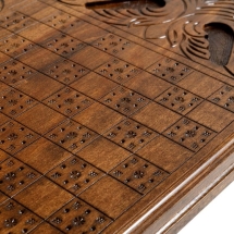 Нарды резные &quot;Тигр&quot; с ручкой, Haleyan