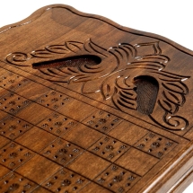 Нарды резные &quot;Тигр&quot; с ручкой, Haleyan