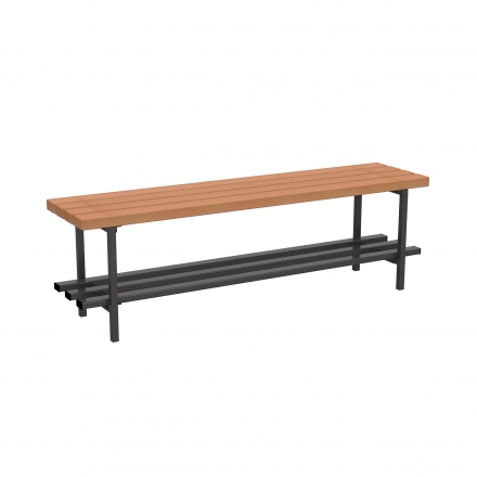 Скамья для раздевалок без спинки 2 м, фото 1