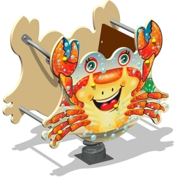 Качалка на пружине Крабик У1 КЧ064 для детской площадки