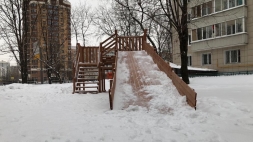 Зимняя горка SWAN-2 для тюбинга, фото 4