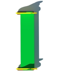 Детская скамейка Груша для игровой площадки, фото 2 Детская скамейка Груша для игровой площадки, фото 2