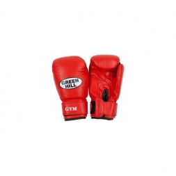 Перчатки боксерские GYM красные BGG-2018 (12oz), фото 1