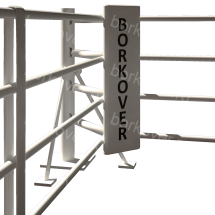 Ринг на упорах без покрытия и матов