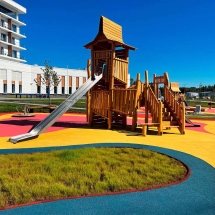 Игровой комплекс Эко VST 0028 для детской площадки Игровой комплекс Эко VST 0028 для детской площадки