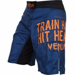 Шорты ММА Venum Train Hard Hit Heavy Blue