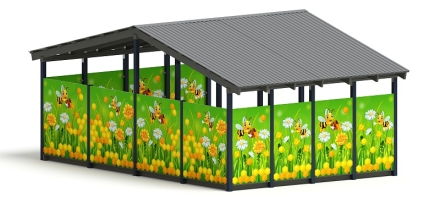 Теневой навес (Пчёлка) - МФ 70.6.4-05, фото 3