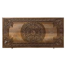 Нарды резные &quot;Армянский узор&quot; с серебром 60, Haleyan