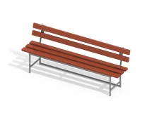 МФ 1.03 Лавочка со спинкой