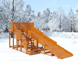Зимняя горка Snow Fox (скат 5,9 м), фото 4