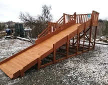Зимняя горка Snow Fox (скат 5,9 м)