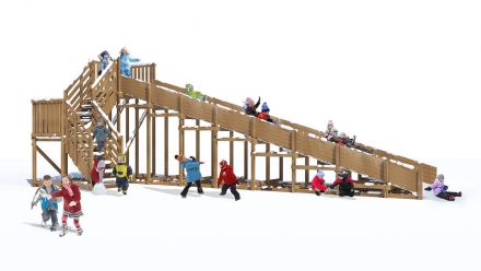 Зимняя горка SWAN-3, фото 2