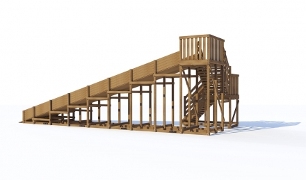 Зимняя горка SWAN-3, фото 1