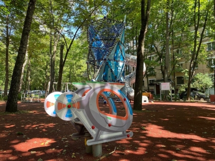 Качели на пружине Вертолёт КЧ043.00 для детской площадки, фото 3