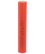 Коврик для йоги FM-101, PVC, 173x61x0,4 см, оранжевый