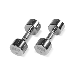BRONZE GYM BG-PA-DB-C08 Гантель хромированная 8 кг, фото 1