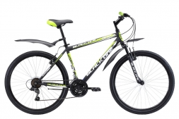 Велосипед Black One Onix 26 черно-зеленый 18&quot;