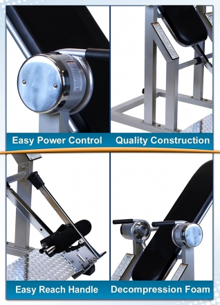 Инверсионный стол профессиональный с мотором Teeter Power VI Inversion Table with GL, фото 2