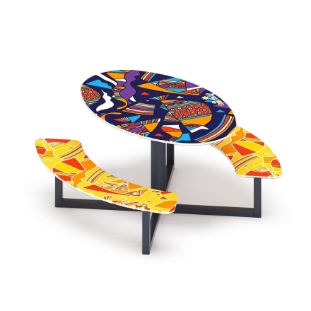 Столик детский круглый (Рыбы) - МФ 31.01.01-01, фото 3