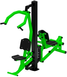 Тяга верхняя+Флекс (зеленый) - Уличный тренажер - СТ 021-12.И1, фото 1