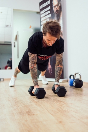 Гантель 22,5 кг гексагональная, фото 14