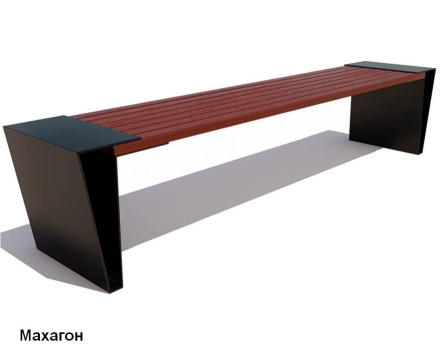Скамейка уличная Мегаполис, Сосна 1,8 м, фото 5