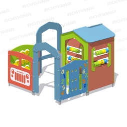 Игровой домик-лабиринт Romana 111.30.01 для детских площадок, фото 1