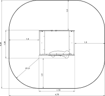 Песочница Домик ДС007 для детской игровой площадки