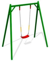 Качели Ветерок 1 К011 с сидением К046 для детских площадок