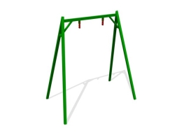 Качели Ветерок 1 К011 с сидением К046 для детских площадок, фото 2 Качели Ветерок 1 К011 с сидением К046 для детских площадок, фото 2